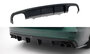 Maxton Design Audi S6 Avant C7 Central Rear Valance Spoiler Uitlaat Links + Rechts