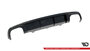 Maxton Design Audi S6 Avant C7 Central Rear Valance Spoiler Uitlaat Links + Rechts